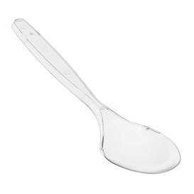 Reusable Spoon PS "Diamant" Transparent 180mm (20 Units)