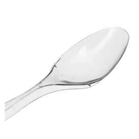 Reusable Spoon PS "Diamant" Transparent 180mm (600 Units)