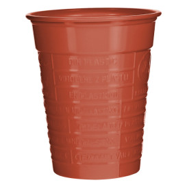 Plastic Cup PS Red 200ml Ø7cm (50 Units) 