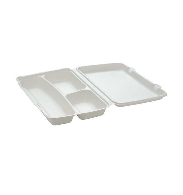 Sugarcane Panini Container 3C 38x48,3x6,15cm (100 Units) 