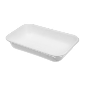 Sugarcane Tray Ecologic White 470ml 18,0x12,0x4,0cm (400 Units)