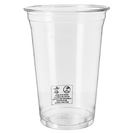 Cornstarch Cup PLA Bio Clear 550ml Ø9,5cm (1120 Units)