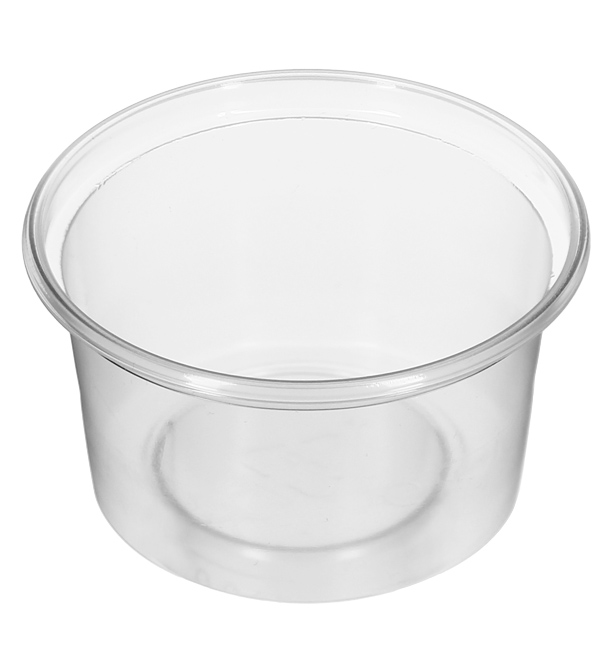 Clear Plastic Reusable Sauce Containers with Lids, Cups/Pot/Tub/Deli/Takeaway