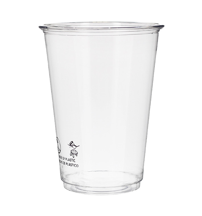 Plastic Cup PET Rigid 9Oz/280ml Ø7,5cm (50 Units) 