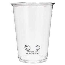 Plastic Cup PET Rigid 9Oz/280ml Ø7,5cm (50 Units) 