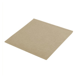 Paper Food Bag Grease-Proof Opened L Shape 18x18,2cm Natural (100 Units)