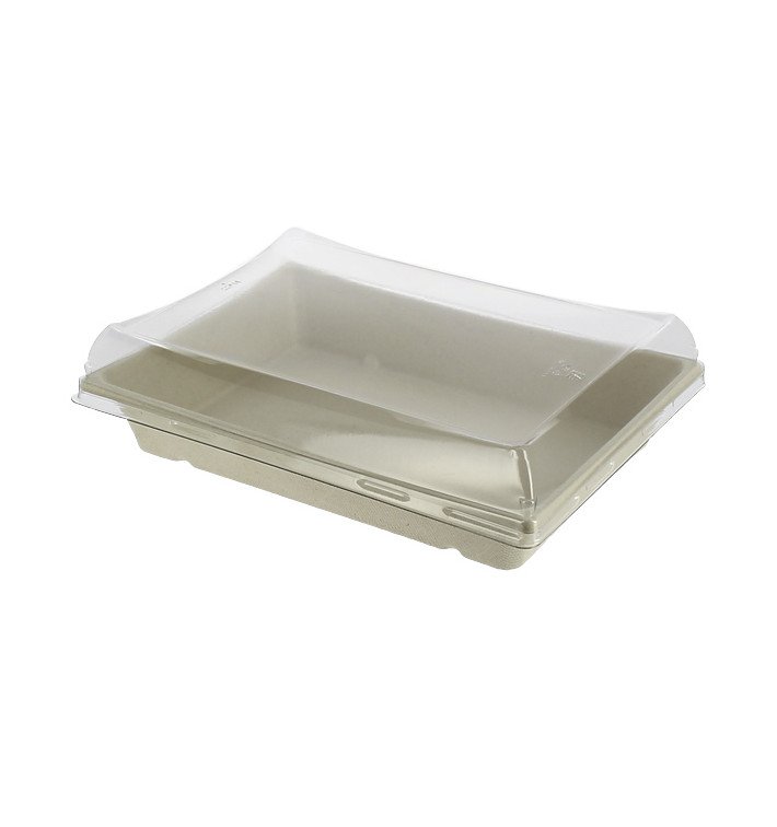 Sugarcane Tray with Lid 750ml 22x16x6cm (90 Units)