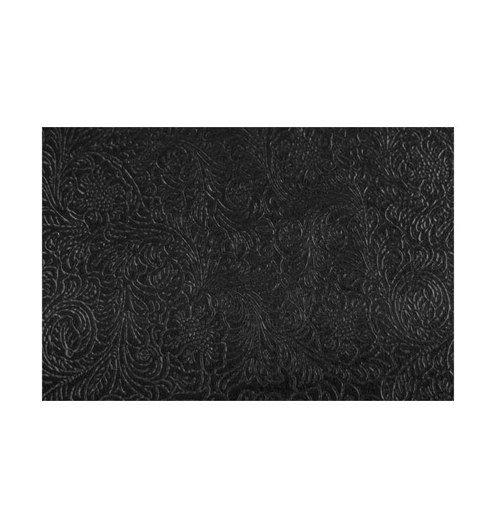 Non-Woven PLUS Tablecloth Black 100x100cm (100 Units) 