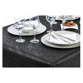 Non-Woven PLUS Tablecloth Black 100x100cm (100 Units) 