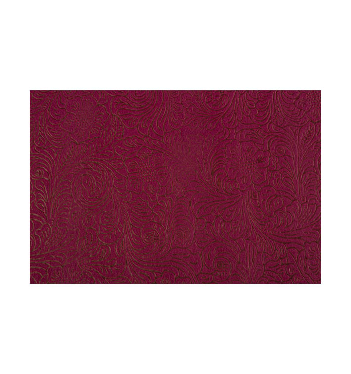 Non-Woven PLUS Tablecloth Burgundy 120x120cm (100 Units) 