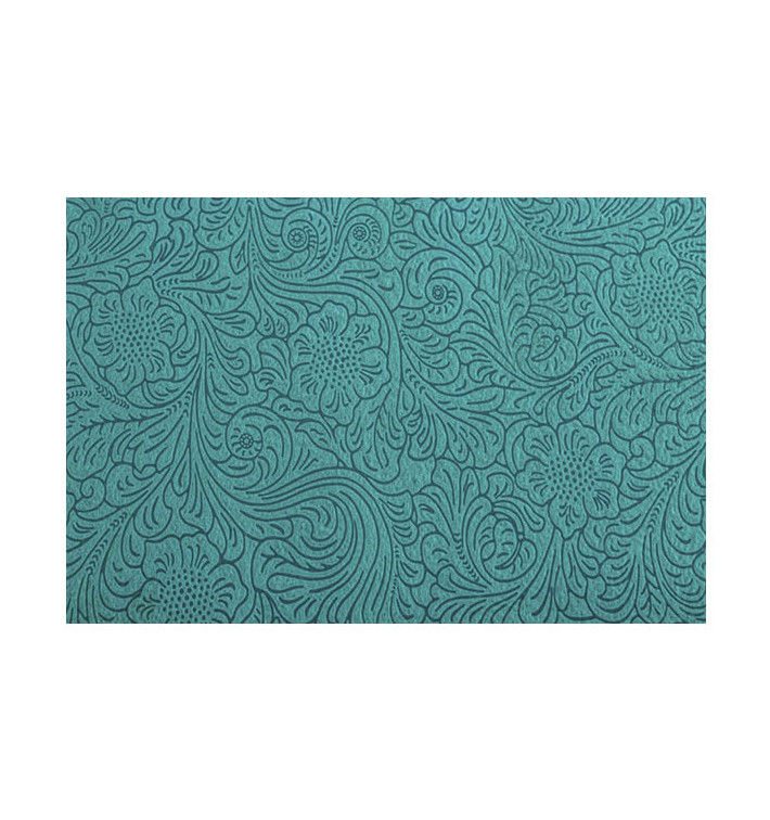 Non-Woven PLUS Tablecloth Turquoise 120x120cm (100 Units) 