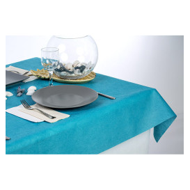 Non-Woven PLUS Tablecloth Turquoise 120x120cm (100 Units) 