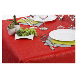 Non-Woven PLUS Tablecloth Red 100x100cm (100 Units) 