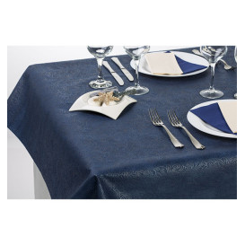 Non-Woven PLUS Tablecloth Blue 120x120cm (100 Units) 