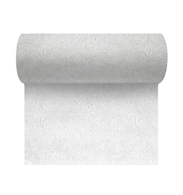 Non-Woven PLUS Tablecloth Roll White 1,2x45m P40cm (6 Units) 