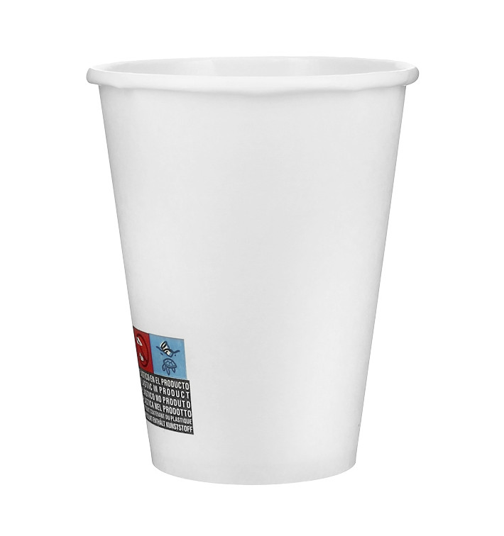 Paper Cup White 12 Oz/360ml Ø8,9cm (40 Units)