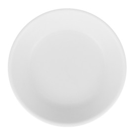 Reusable Plate Durable PP Mineral White Ø18cm (6 Units)