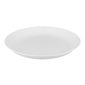 Reusable Plate Durable PP Mineral White Ø21cm (6 Units)