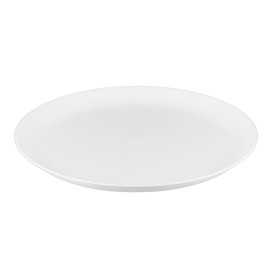 Reusable Plate Durable PP Mineral White Ø27,5cm (54 Units)