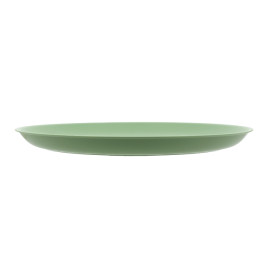 Reusable Plate Durable PP Mineral Green Ø21cm (6 Units)