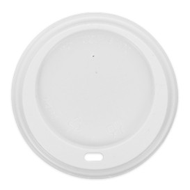 Lid for Paper Cup Hole White 12, 16 and 22 Oz Ø9,0cm (1000 Units)