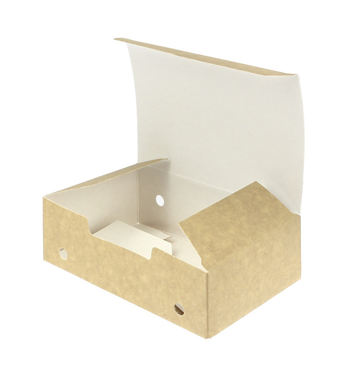 Paper Take-Out Box Medium size Kraft 1,45x0,90x0,45,m (25 Units)