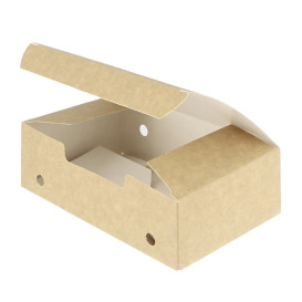 Paper Take-Out Box Medium size Kraft 1,45x0,90x0,45,m (25 Units)