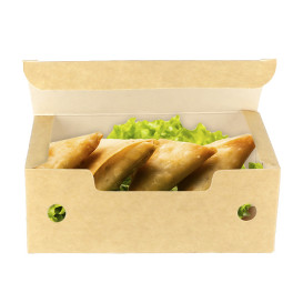 Paper Take-Out Box Small size Kraft 1,15x0,72x0,43,m (750 Units)