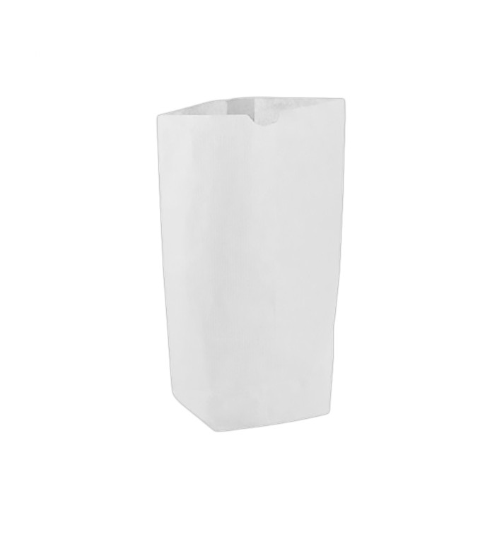 Paper Bag with Hexagonal Base White 19x26cm (50 Units)