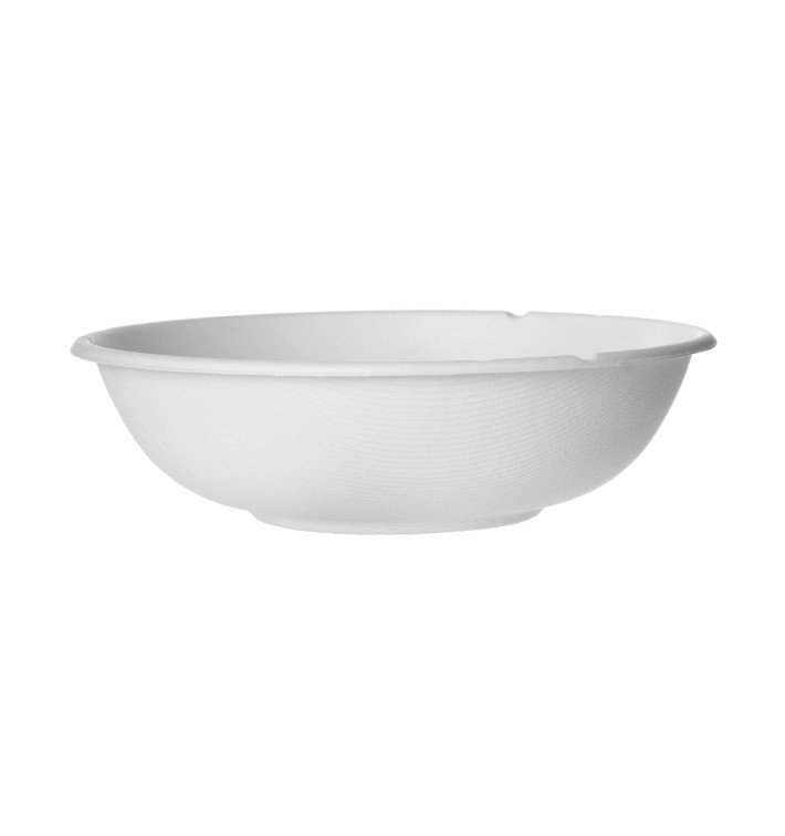 Sugarcane Bowl Bagasse White 940ml (400 Units)