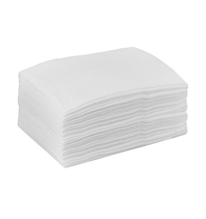 Disposable Spunlace Towel for Manicure White 20x30cm 43g/m² (4.000 Units)