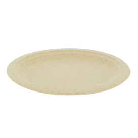 Wheat Straw Plate Natural 26x20 cm (50 Units) 