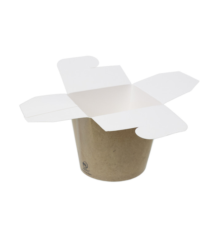 Paper Take-out Container Kraft 800ml (500 Units)