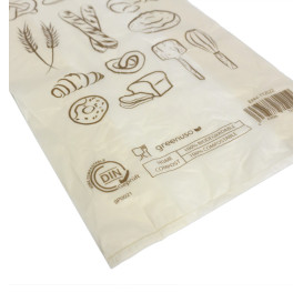 Bread T-shirt Bag Home Compost “Bakery” 30x60cm (100 Units) 