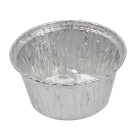 Foil Pan Pastry Round Shape 110ml (50 Units)  