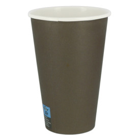 Vaso de cartón marrón