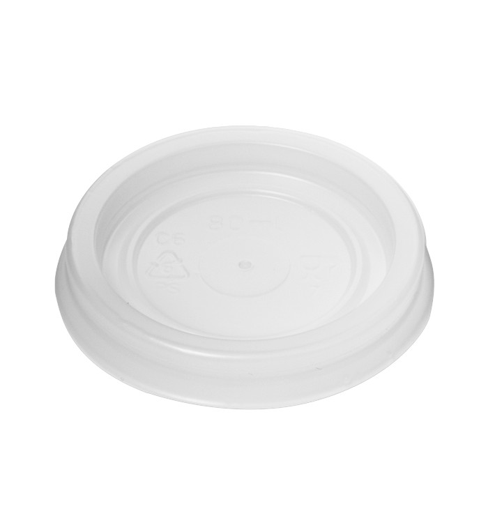 Plastic Lid PS Ø5,7cm for Cup 80/100ml (2400 Units)