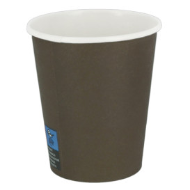 Vaso de cartón marrón