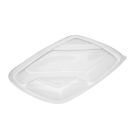 Plastic Lid for Deli Container PP Rectangular shape 3C Black 28x20cm (150 Units)