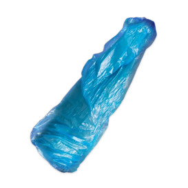 Disposable Plastic Over Sleeve PE Blue G80 18x44cm (100 Units)  