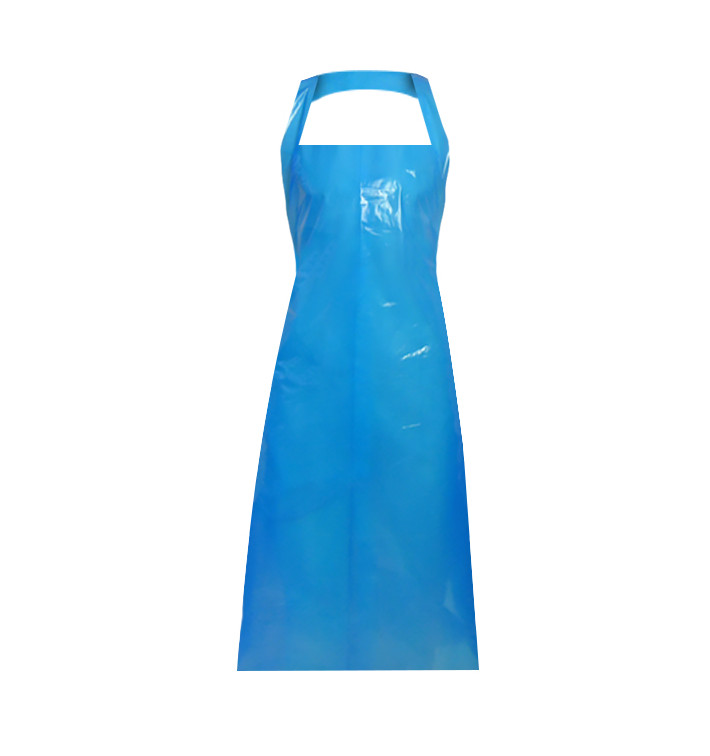 Disposable Plastic Apron PE G100 Blue 76x120cm (1000 Units)