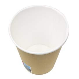 Paper Cup 9 Oz/280ml Kraft-Kraft Ø8,1cm (50 Units) 