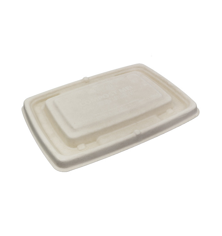 Sugarcane Lid for Container 23x16,5cm (75 Units)  