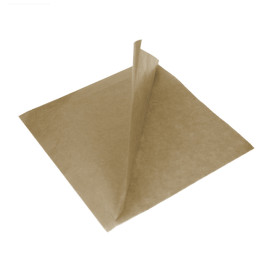 Paper Bag Grease-Proof Opened L Shape 15x15,2cm Natural (4000 Units)