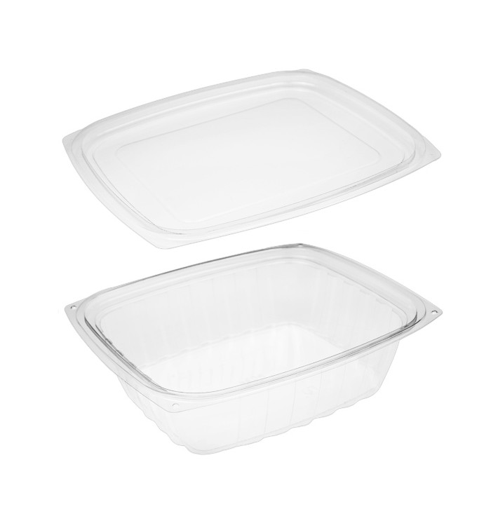 Cornstarch Deli Container with Lid PLA Compostable 710ml (200 Units)