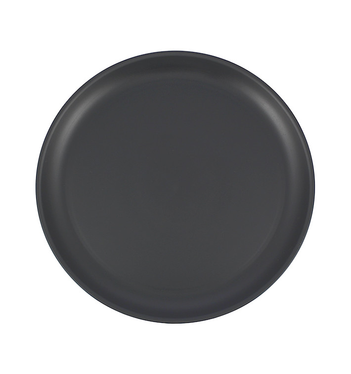 Reusable Plate Durable PP Mineral Anthracite Ø27,4cm (54 Units)