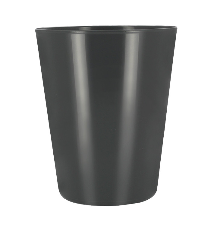 Reusable Cup Durable PP Mineral Anthracite 330ml (6 Units)