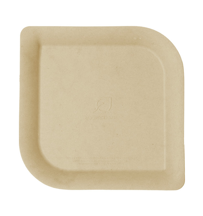 Sugarcane Plate Bagasse and Bamboo 15,0 cm (50 Units) 