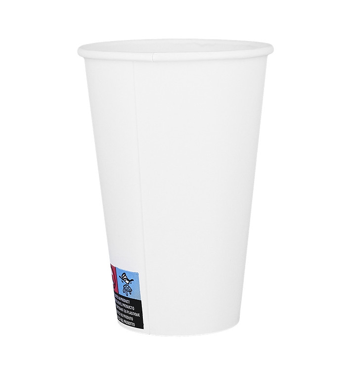 Paper Cup White ECO 12Oz/360ml Ø8cm (50 Units)