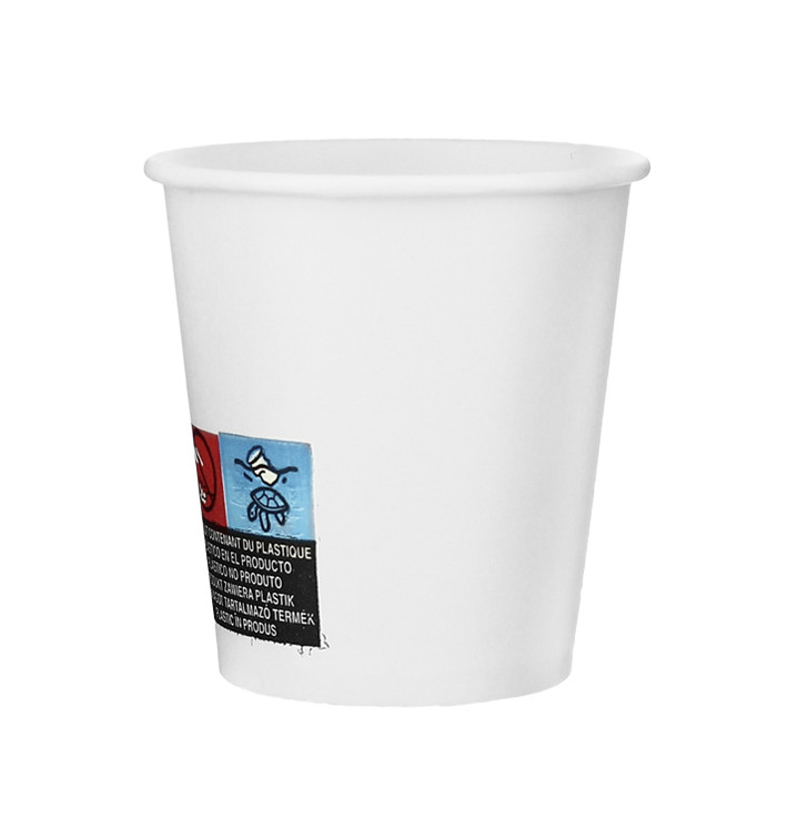 Paper Cup 3 Oz/100ml White Ø5,8cm (1.500 Units)